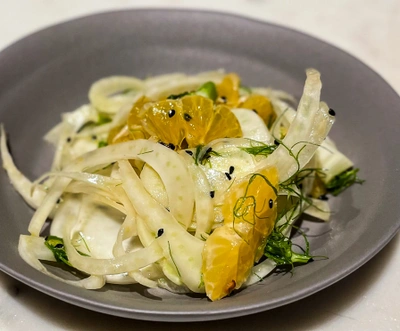 Fennel Salad | Sepia Filter | Foody