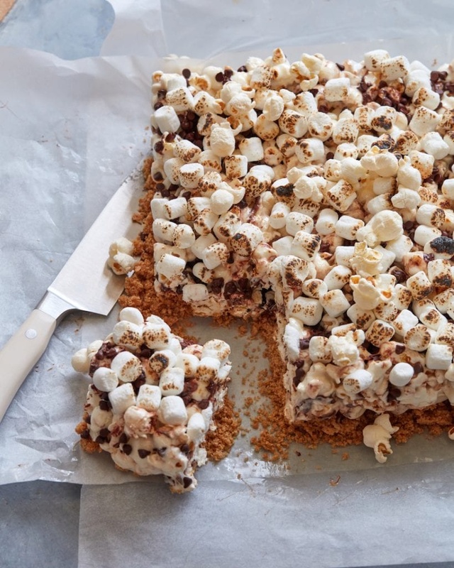 S’more Popcorn Bars What's Gaby Cooking Foody