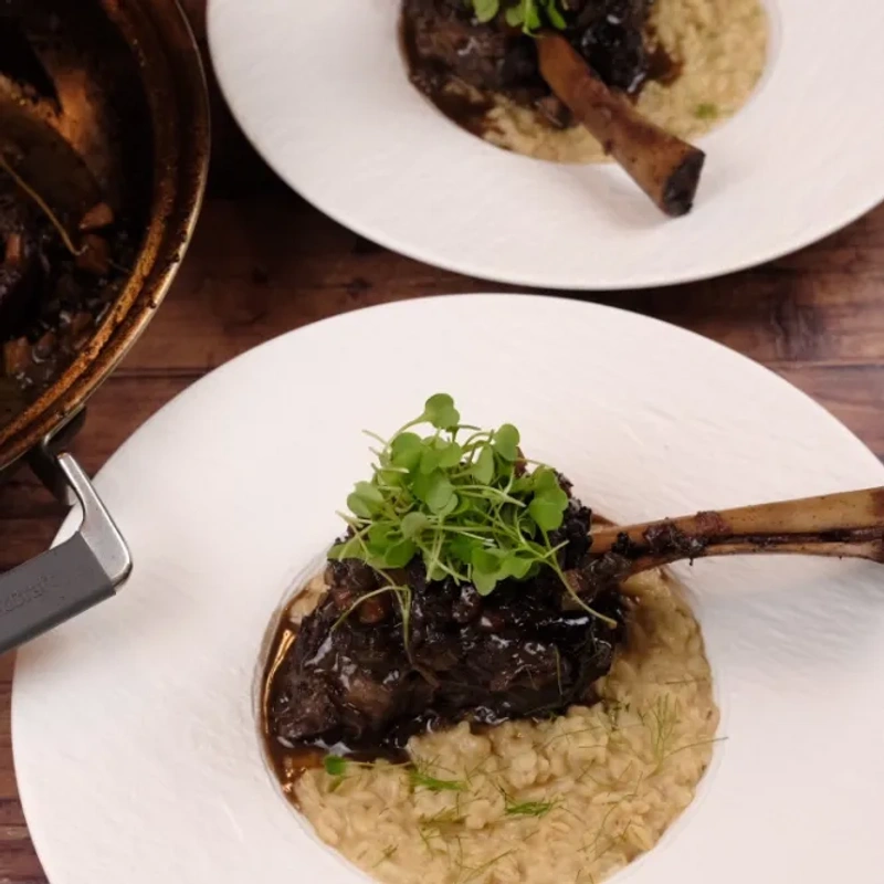 Braised Lamb Shank with Pearl Ba Chef Shaun O'Neale Foody
