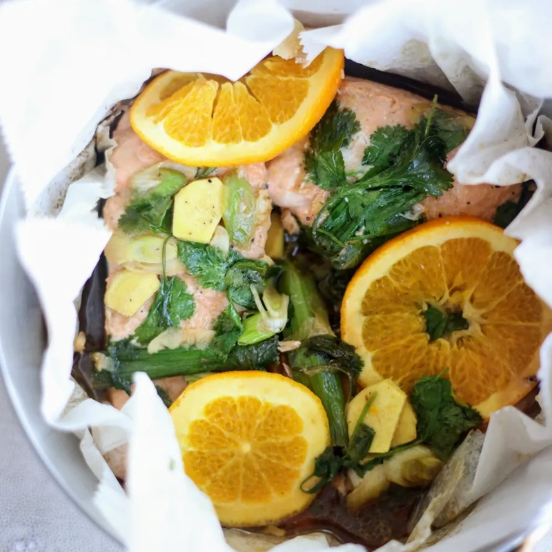 Citrus Soy Steamed Salmon | Jackie Shao | Foody